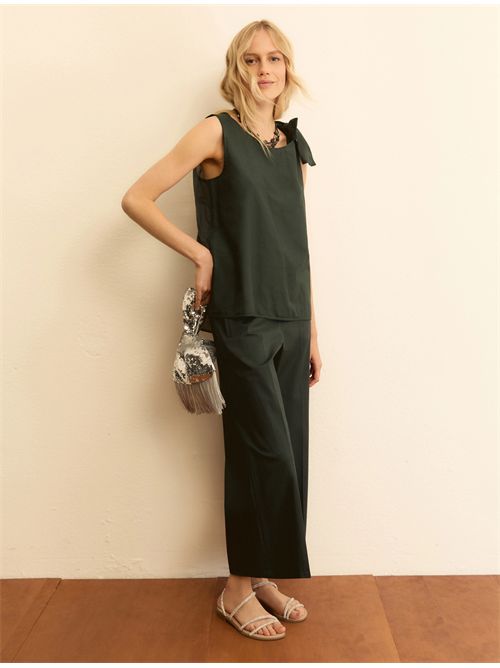 Top in mussola con fiocco EMME MARELLA | EMMGALLI052/004